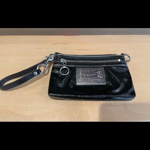 Coach Poppy Patent Leather Wristlet
